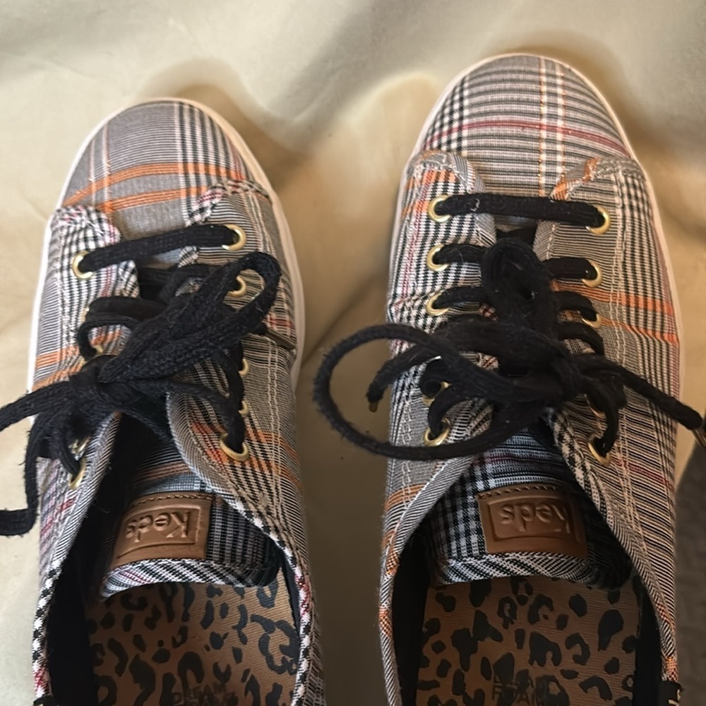 KEDS Triple Up plaid sneakers excellent condition super cute! Size 8.5 - Picture 9 of 15